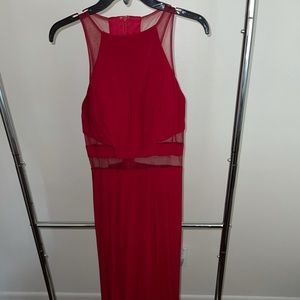 Red prom dress size 10